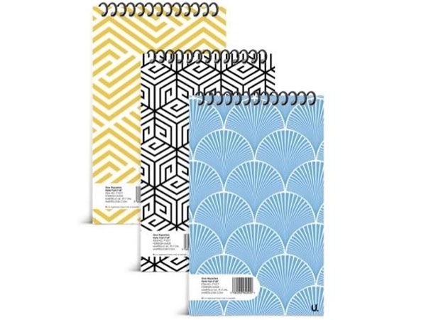 12x Reporters Note Pad - Geo Designs, by U. Stationery | P1077