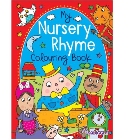 6x Nursery Rhymes  Colouring Book | P2820
