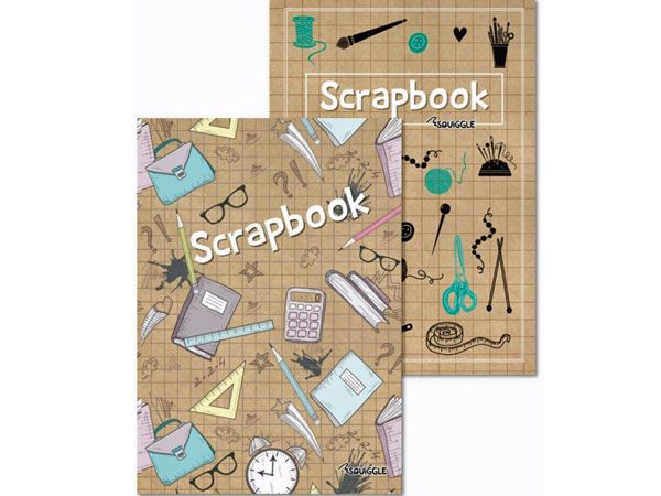 6x Squiggle A4 Scrapbooks | P2839